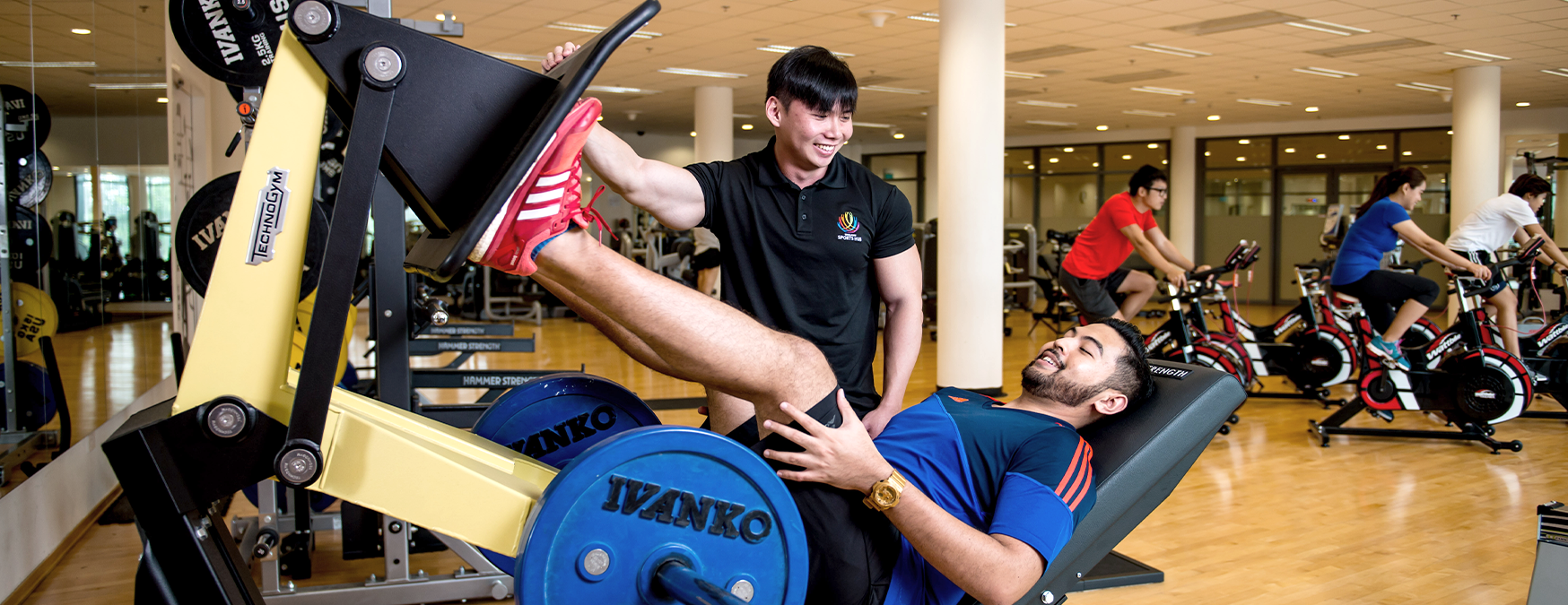 For experienced gym go-ers, this gym is a great place to test out a wide variety of high-quality gym equipment