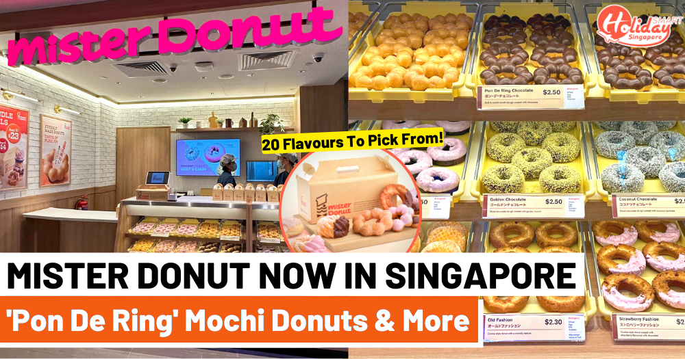 Mister Donut: Popular Japanese Donut Chain Is Now Open In Singapore