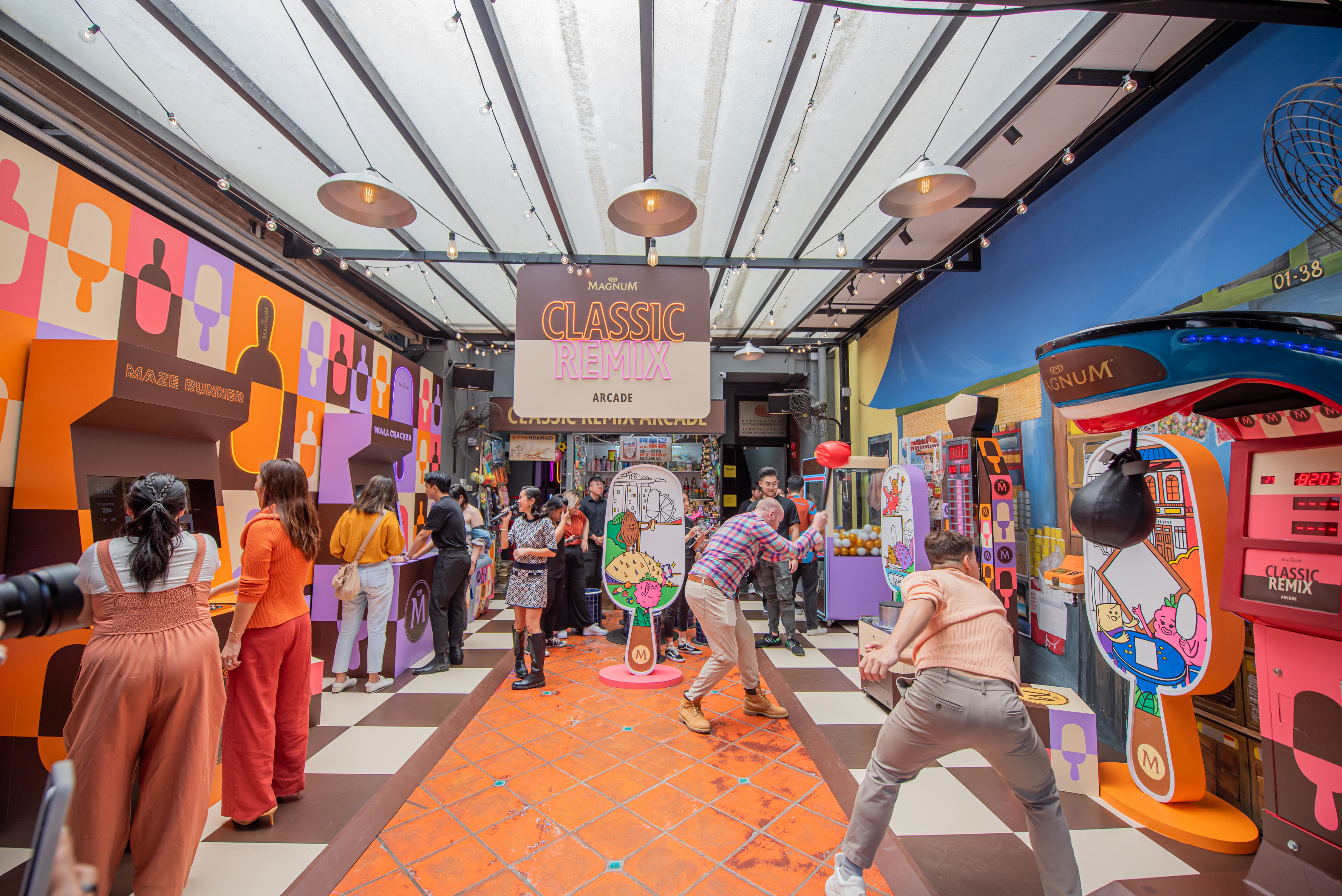 The Magnum Classic Remix Arcade Pop-Up