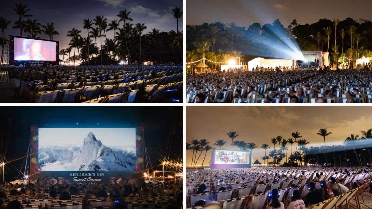 Experience the ultimate beachside escape with Sunset Cinema Singapore – where cocktails, gourmet snacks, and blockbuster hits meet against the backdrop of a spectacular sunset.