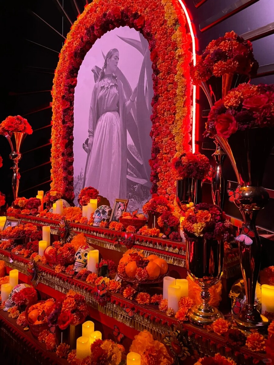 Dive into the immersive Frida Kahlo exhibit and explore her introspective self-portraits and unique style.