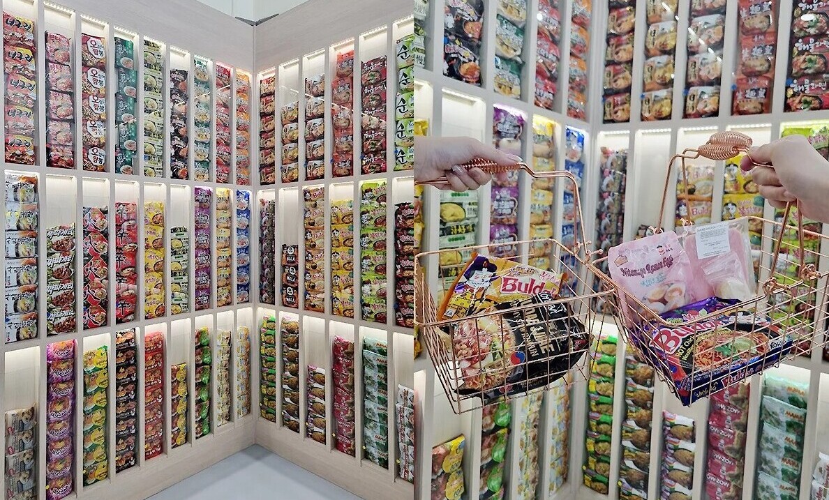 Get ready to be wowed by their noodle wall!