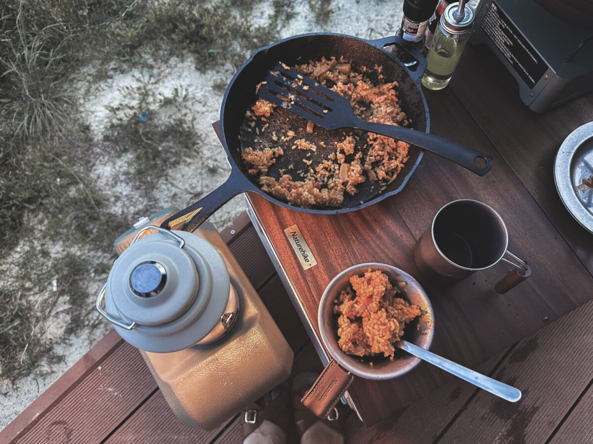Forget the charcoal! Our tents come with a convenient portable stove for easy BBQ nights under the stars.