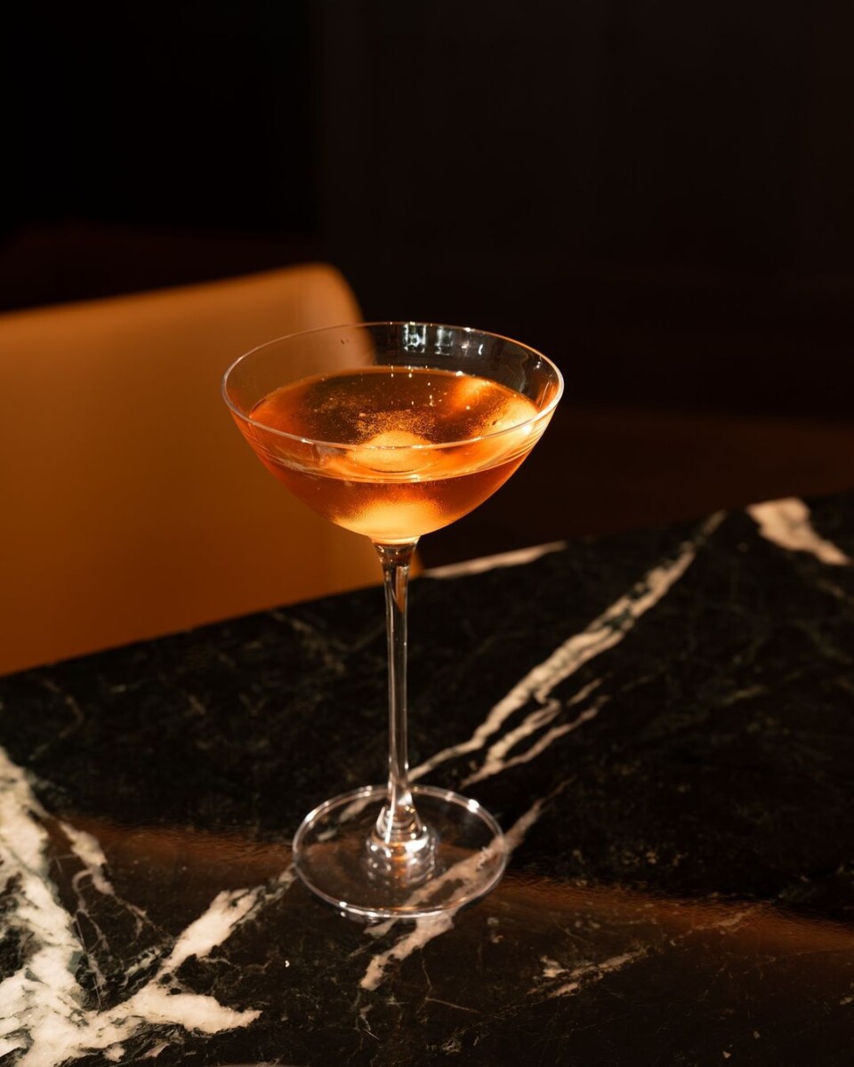 Cognac, celery seed biters and champagne come together for a delightful aperitif in our Celery & Champagne cocktail.