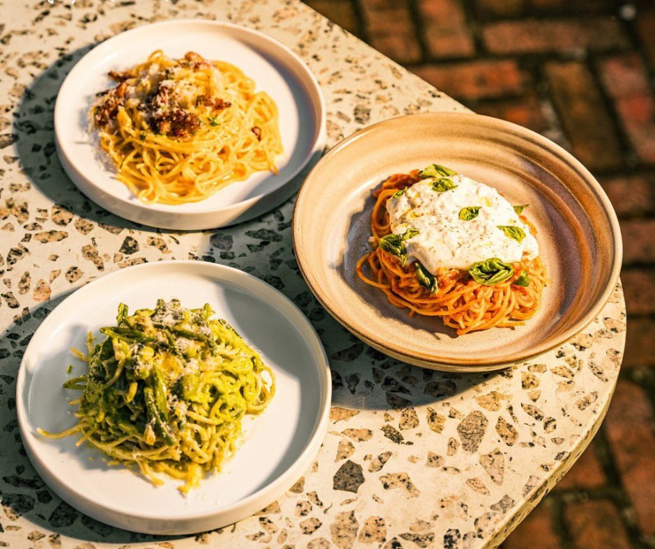 Twirl your fork into deliciousness! Explore a variety of pasta dishes, from classic pomodoro to creamy carbonara, at Gourmet Park Kampong Bugis.