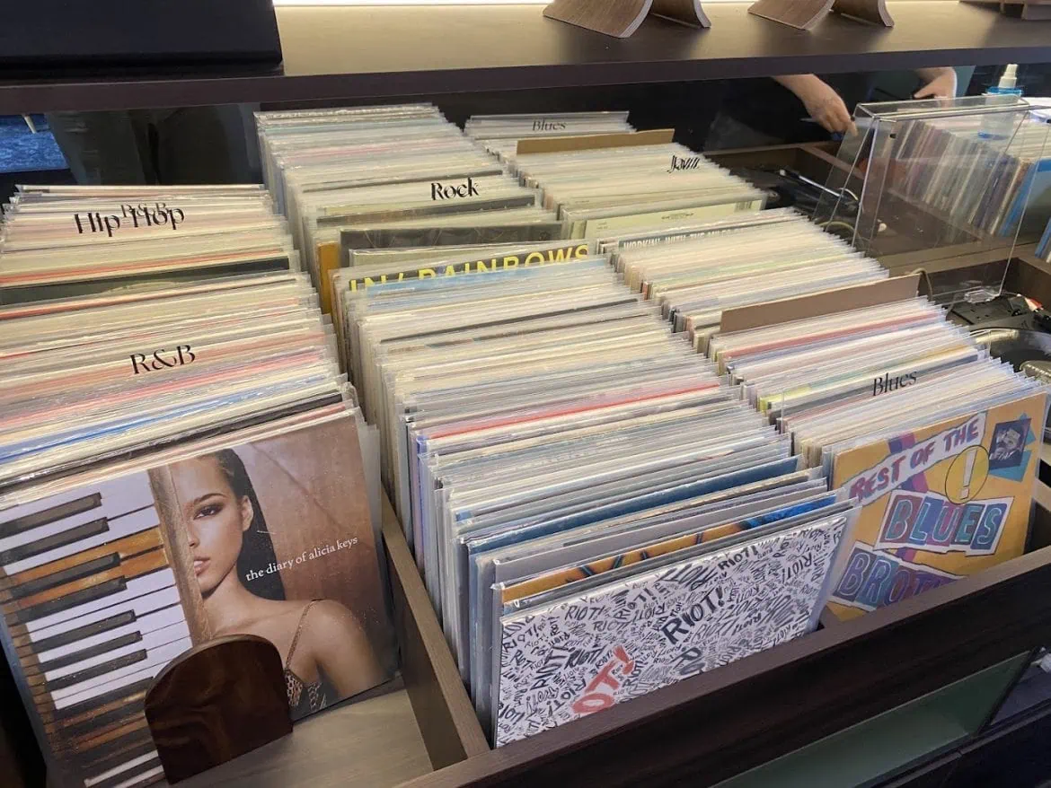  The sweet sounds of vinyl.