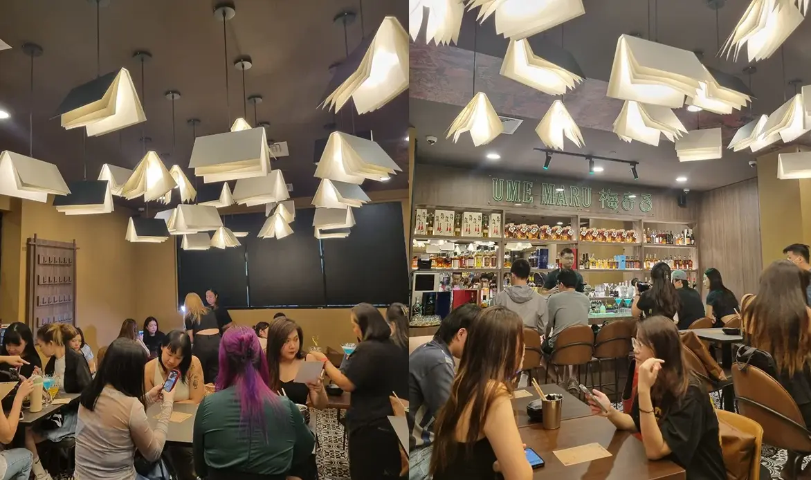 Ume Maru: Where cocktails meet cozy book nooks! 