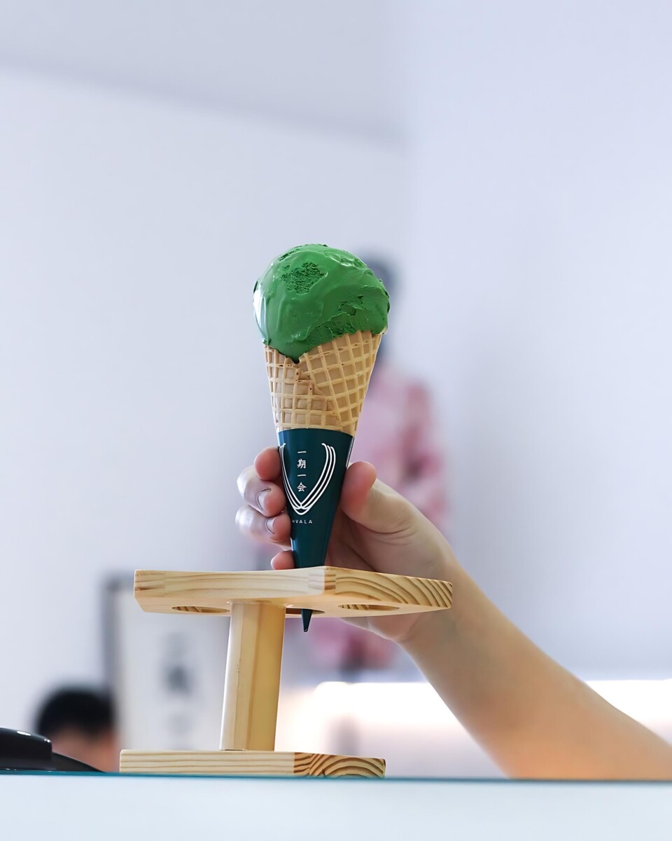 Indulge in their rich and robust matcha latte, a must-try with its depth of flavor or matcha gelato!