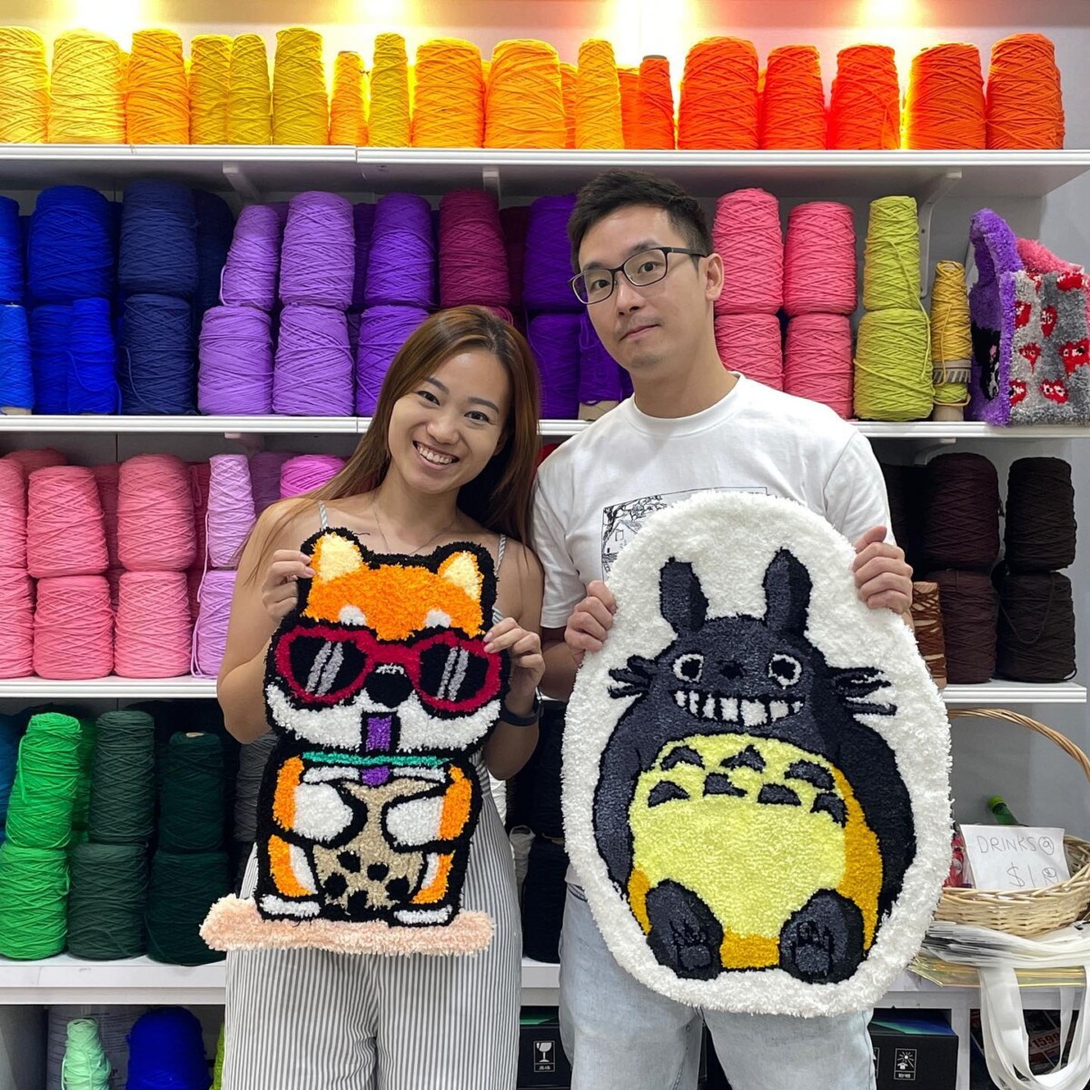 Design your dream rug with friends at Singapore's affordable tufting workshops!