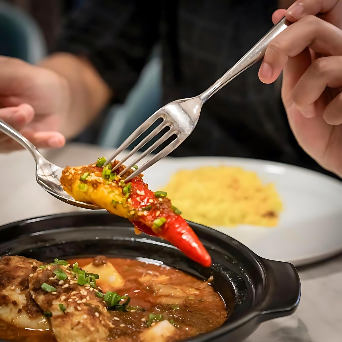 Rempapa elevates the classic: a vibrant dance of flavours in their twist on Yong Tau Foo!