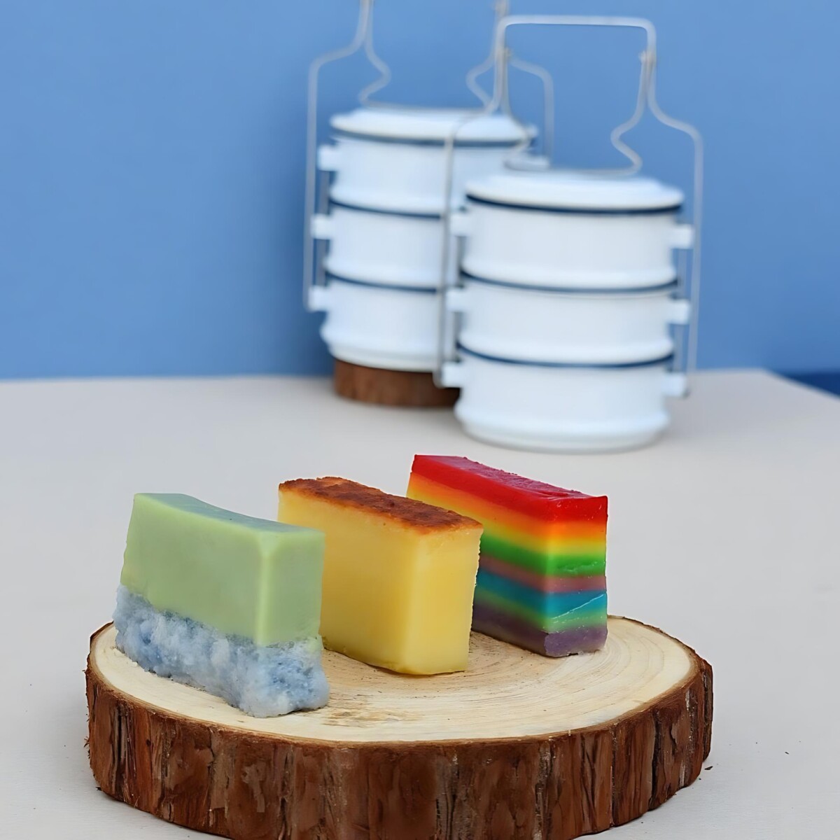 End your meal on a sweet note with their traditional and delicious kuehs!