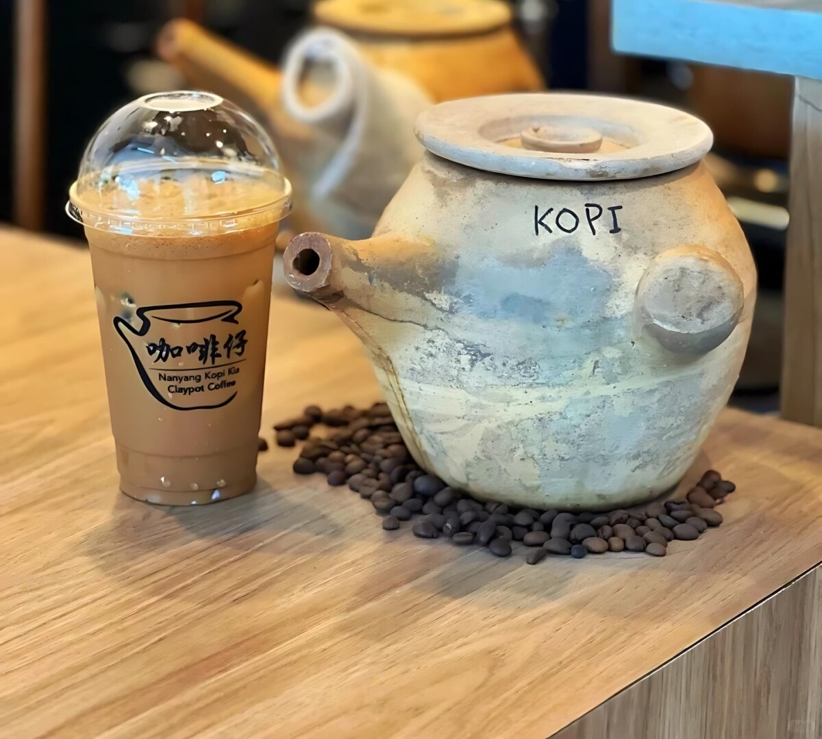 Discover the rich flavors of claypot-brewed coffee at this hidden gem in International Plaza!