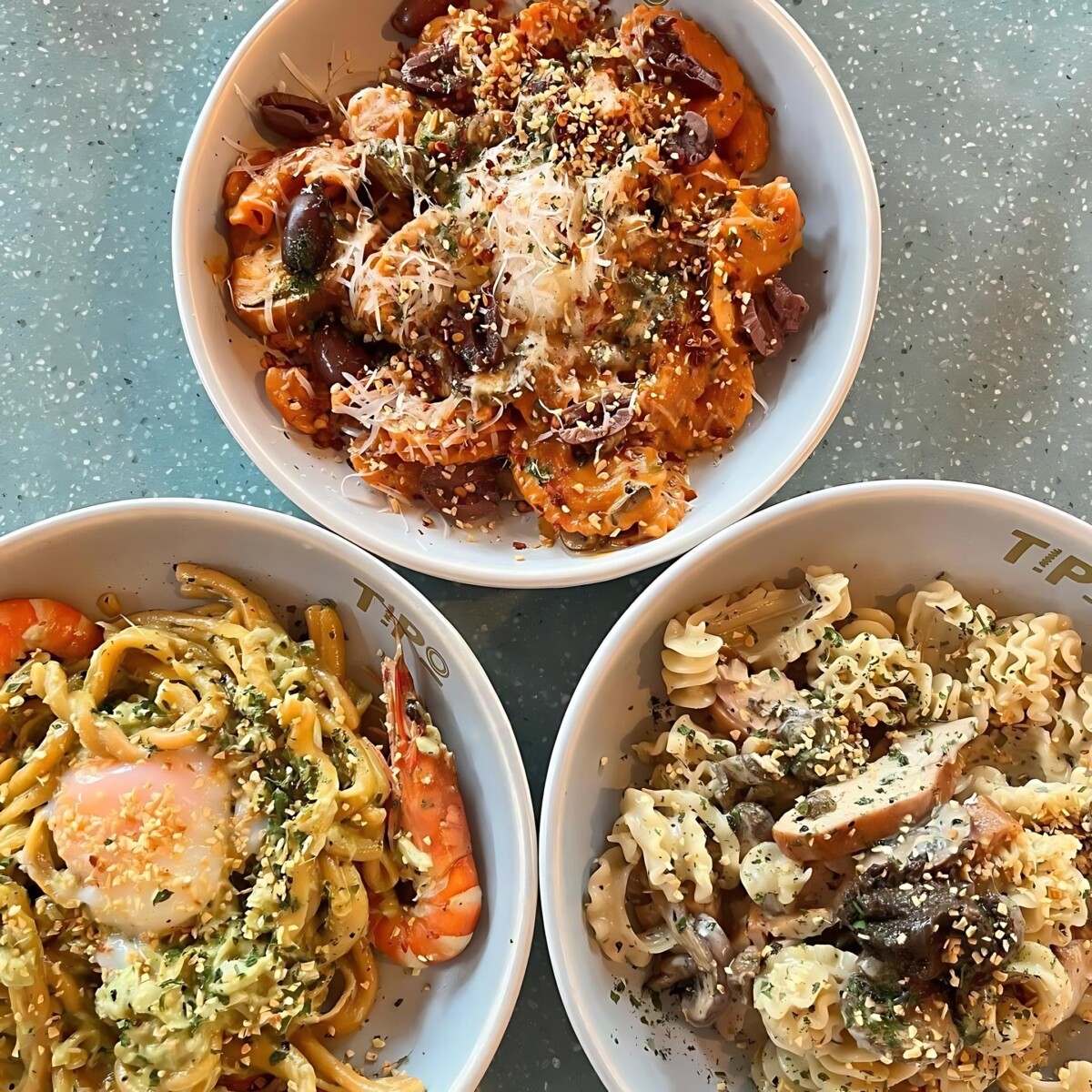 Build your perfect DIY Pasta at Tipo Pasta Bar!