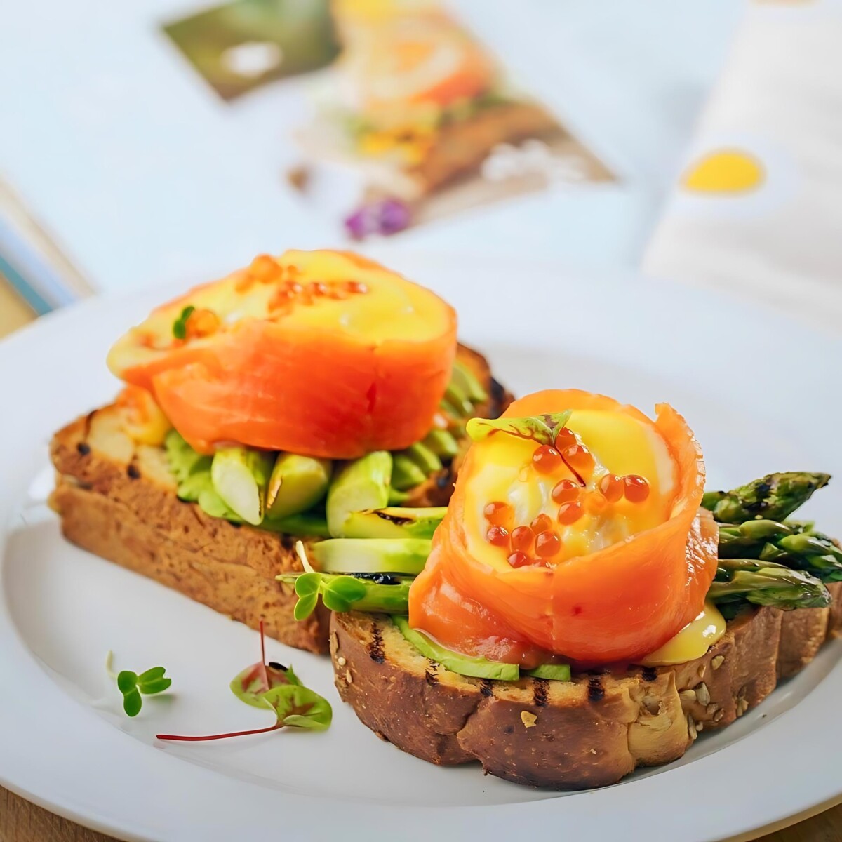 Elevate your brunch game with Wild Honey's Delancey Pastrami Benedict - a savoury masterpiece!