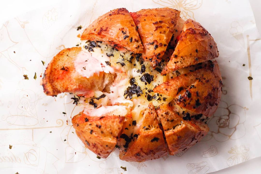 Explore unique savory finds like Mentaiko Seaweed Cheese Bread!