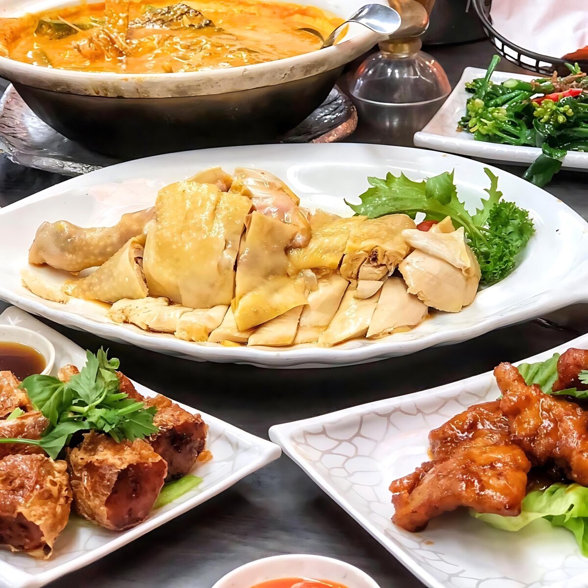 Luxurious Hainanese with a twist: vibrant flavors, premium ingredients, and a lighter, flavorful rice experience!