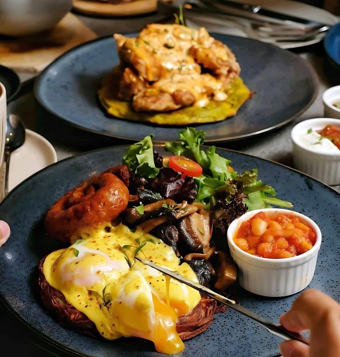 Start your day right with The Populus' hearty breakfast.