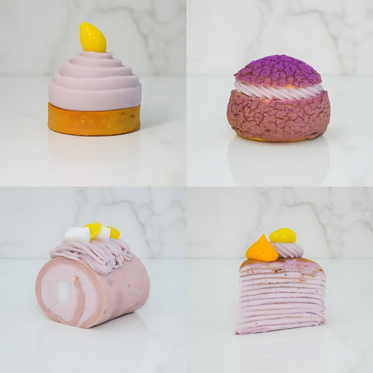 The French Pastry's Gateaux Box offers a taste of their taro masterpieces!