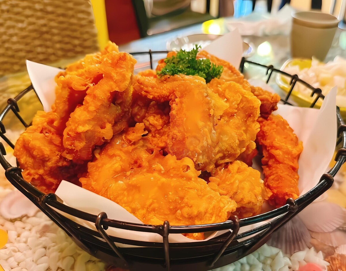 Try their crispy perfection Korean fried chicken.