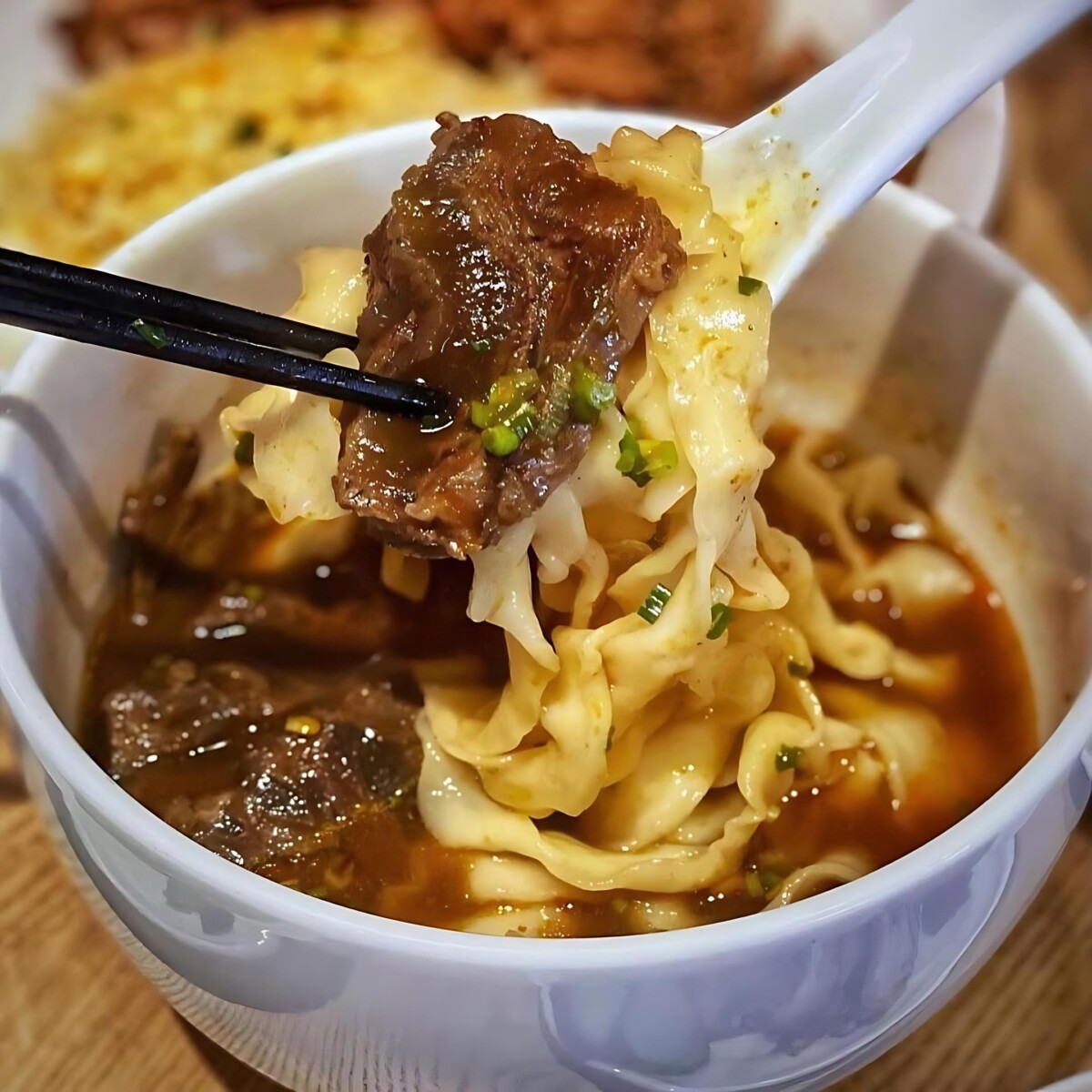 Melt-in-your-mouth beef and a savoury broth - Isshin Machi's ultimate comfort food!