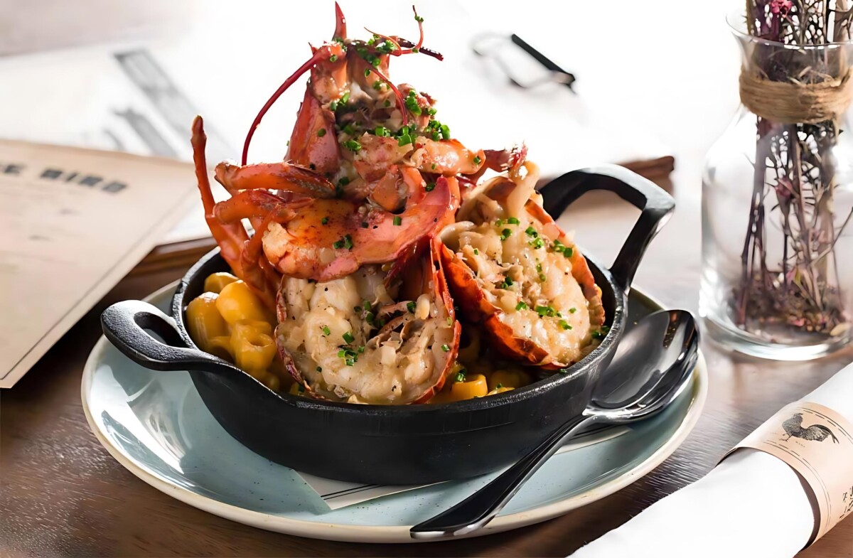 Indulge in the ultimate comfort food with their rich creamy lobster mac and cheese.