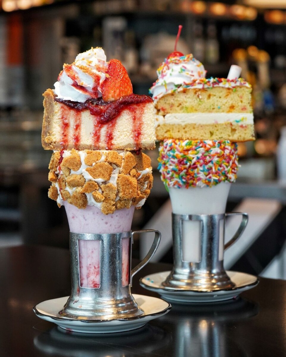 Indulge in over-the-top milkshakes that are as delicious as they are Instagrammable.