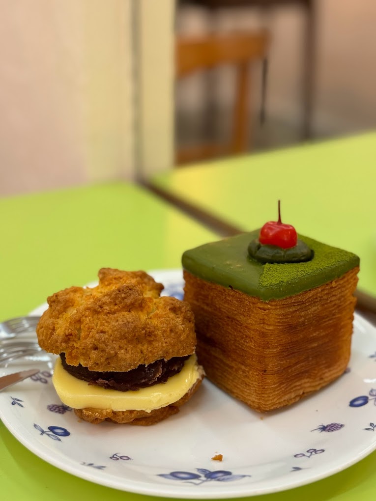 Indulge in 72 layers of flaky pastry perfection with signature Cube Pie.